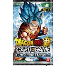Fansub dbgt movies by fans dbz editorials episode summaries manga reviews dbz song parodies fan fiction time travel theory. Dragon Ball Super Series 1 Galactic Battle Booster Pack Trading Card Games Sealed Products Dragon Ball Z Super Sealed Product Dragon Ball Z Super Booster Packs Wii Play Games West