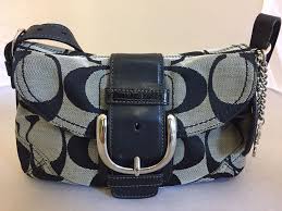 Black And Grey Coach Purse Pin On You Re Gonna Wanna Buy This
