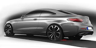 Mercedes Benz C Class Coupe Design Sketch Benz C Mercedes Benz Benz