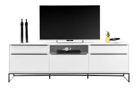 Kommode mit 5 schubladen sideboard weiß anrichte holz möbel schubladenschrank. Mca Tv Board Lille Weiss Matt Lackiert Metallgestell Mobel Stellbrink