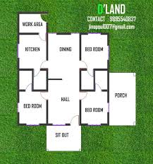 3 bedrooms, 2 bathrooms, 2 car garage. Stylish 3 Bedroom Budget Kerala Home In 1800 Sqft With Free House Plan Kerala Home Planners