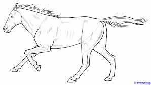 How to draw a 1968 mustang. Galloping Horse Drawing Easy