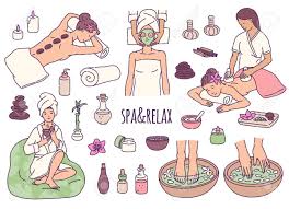 Affordable and search from millions of royalty free images, photos and vectors. Spa And Relax Procedure Poster With Cartoon Woman Getting Relaxing Treatment At Beauty Salon Isolated Set Of Spa Procedures And Elements Vector Illustration Royalty Free Cliparts Vectors And Stock Illustration Image 148858681