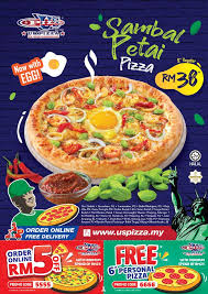 Us pizza is a pizza restaurant in penang. Sambal Udang Petai Pizza Us Pizza
