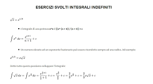 Integrali Esercizi Svolti Sugli Integrali Indefiniti