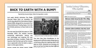 We have 7 great pictures of newspaper templates. News Report Writing Example Pack Primary Resource