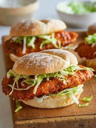 Baked Honey Hot Chicken Sandwiches Spoon Fork Bacon Recipe Chicken Sandwich Recipes Hot Chicken Sandwiches Recipes