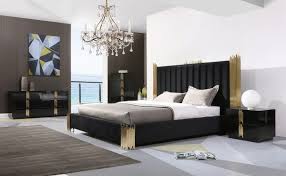 See more ideas about black gold bedroom, gold bedroom, black gold. Modrest Token Modern Black Gold Bedroom Set