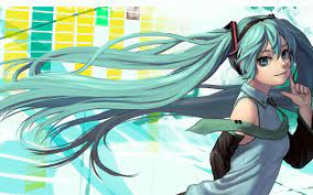 初音未來動漫設計高清壁紙預覽| 10wallpaper.com