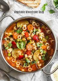Vegetable Minestrone Soup Recipe Minestrone Minestrone Soup Soup