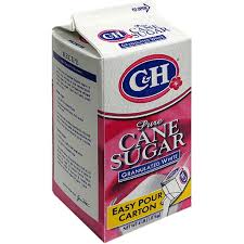My aunt had lost two of her c&h recipes in a move. C H Pure Cane Sugar Granulated White 4 Lb Carton Sugars Sweeteners Frick S Market