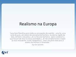 Amprenta chinei este în creștere în europa centrală și de est. Ppt Realismo Na Europa Powerpoint Presentation Free Download Id 6959368