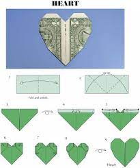 If You Ve Got The Money Honey Money Origami Heart Dollar Bill Origami Easy Money Origami