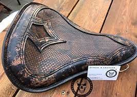 Snake Skinn Motorcycle Seat Bike Leathers Motorcycle Seats Motorcycle Leather