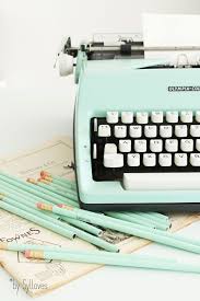 Syl S Happy Vintage Shop Syl Loves Vert Menthe Menthe Machine A Ecrire