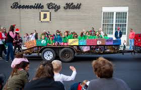 The parade route was scaled back from six miles to two miles, but following decades saw the size of the parade grow as everyone involved felt inspired to reach for the stars in wowing the spectators. It S The Small Town Thing Boonville Puts On Annual Christmas Parade