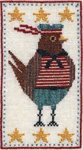 Seaside Sparrow Cross Stitch Chart