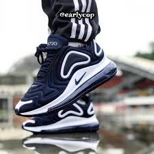 An On Foot Look At The Nike Air Max 720 Obsidian Upcoming Sneaker Releases The Sole Supplier Sn Nike Shoes Air Max Nike Shoes Women Sneakers Men Fashion