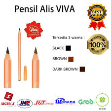Pensil Alis Viva Varian Warna Brown Dark Brown Dan Black Termurah Di Lapak Vo3 Cosmetic Bukalapak