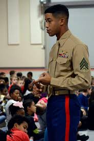 Marine sergeant stresses drug-free life