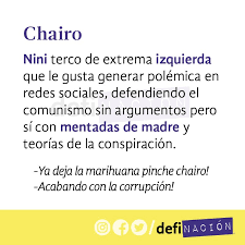Egregor No Twitter Chairo Eufemismo D Masturbacion Derivado D Chaira Afila Cuchillos Palabra Q Usan Para Llamar Asi A Los D Izquierda Sin Ningun Sentido O