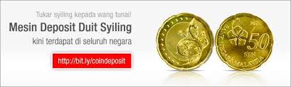 Duit syiling yang pecah kepada beberapa bahagian. Facebook