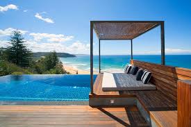 Unique Beach Pool Lounge Hobby Decor Contemporary Beach House Pool Cabana Outdoor Daybed