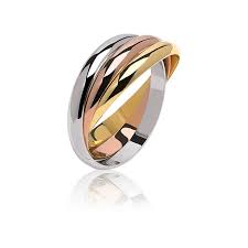 Que ce soit pour offrir ou pour vous faire plaisir, cette bague est prête à l'emploi. Bague 3 Anneaux 1 50 Mm 3 Ors Ponce Ocarat