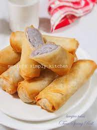 Lumpia Talas Taro Spring Roll Monics Simply Kitchen Lumpia Makanan Dan Minuman Makanan Enak