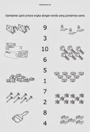 Sebagai gantinya, siswa diberikan tugas untuk belajar di rumah dengan materi yang sudah disediakan oleh sekolah. Belajar Anak Tk Mencocokkan Angka Dengan Gambar 1 10 Belajar Lembar Kerja Belajar Menghitung