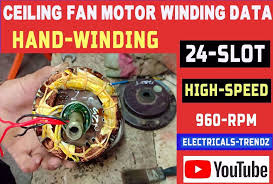 High Speed Ceiling Fan Motor Winding Data 12 12 Slots Crompton High Speed Fan Motor Orient Ceiling Fan High Speed Ceilin In 2020 Ceiling Fan Motor Wind Data Fan Motor