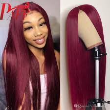 But add caramel and bronze highlights, and it's practically begging for a braided style. Paff Straight Wine Red Full Lace Human Hair Wig Burgundy Remy Hair 99j Colored Wig Free Part For Women Preplucked Baby Hair Hair Wigs For Women Asian Wigs From Alihumanhair 172 37 Dhgate Com