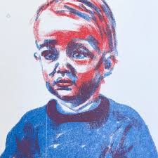 Risograph Printing Sam — Dave Bain illustration