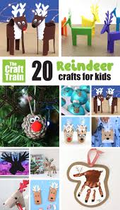 I wanted to share them in case it's not something you do all the time. 20 Reindeer Crafts For Kids The Craft Train