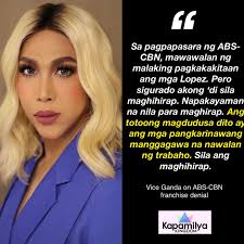 READ: Vice Ganda, sinampal ng realidad ang mga kongresistang naging dahilan  para mawalan ng trabaho ang karamihan sa mahigit 11,000 na manggagawa ng  ABS-CBN. “Sa pagpapasara ng ABS-CBN, mawawalan ng malaking pagkakakitaan