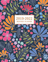 Download 2019 2022 Monthly Planner Large Academic Year Planner With Inspirational Quotes And Flower Coloring Pages Volume 2 July 2019 June 2022 Planners Miracle 9781099791819 Amazon Com Books
