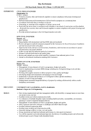 A civil engineer resume template should have the following elements entry level civil engineer resumes for freshers should begin with the contact information and then the career objective. Engineer Civil Engineer Resume Samples Velvet Jobs