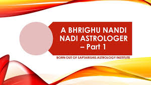 A Bhrighu Nandi Nadi Astrologer Part 1 Hindi English