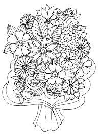Disegni Da Colorare Bouquet Di Fiori Wonder Day Com