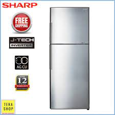 Kulkas 2 pintu dari sharp kulkas 2 pintu sharp harga dan gambar perbandingan kulkas 2 pintu sharp dan lg perbandingan kulkas. Sharp Sj406mss 400l J Tech Inverter 2 Door Fridge Refrigerator Peti Sejuk Shopee Malaysia