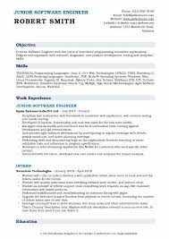 Name surname address mobile no/email. Junior Software Engineer Resume Samples Qwikresume