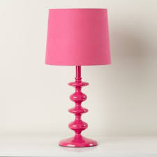 Checkmate Table Base Pink Crate And Barrel Pink Lamp Table Lamp Base Kid Room Decor