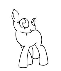 Blank my little pony template. Please Enhance This Pony Template She S Really Plain And Needs Lots Of Love 3 Mlplounge