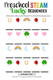 St Patrick S Day Coding Preschool Steam Our Family Code Unplugged Coding Activities Preschool Teaching Kids