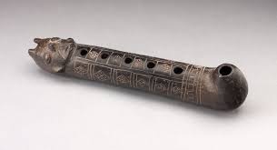 Flute With Incised Geometric Motif And Mouth In The Form Of A Human Head The Art Institute Of Chicago Human Head Art Institute Of Chicago Art Institutes