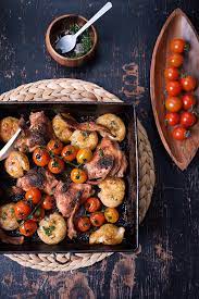 Chicken Bacon And Potato Tray Bake Baked Dinner Recipes Tray Bakes