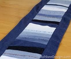 Ashbee Design River Of Jeans Table Runner Denim Table Runner Table Runners Table Runner Diy