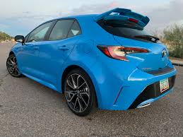 2019 corolla hatchback xse with automatic transmission preliminary 30 city/38 hwy/33 combined mpg estimates determined by toyota. Toyota Corolla Hatchback Offers New Looks Trademark Reliability To Younger Buyers