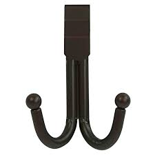3 hooks lend ample room to hang several items. Over The Door Hook Bronze At Home