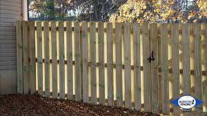 6' shadow box scalloped fence combines the robust style of the shadow box with the grace of a this beautiful cedar shadow box fence was built by heldt construction with cedar deck boards from. Wooden Dog Ear Shadowbox Fencing Burcor1 Fencing And Distributors Youtube